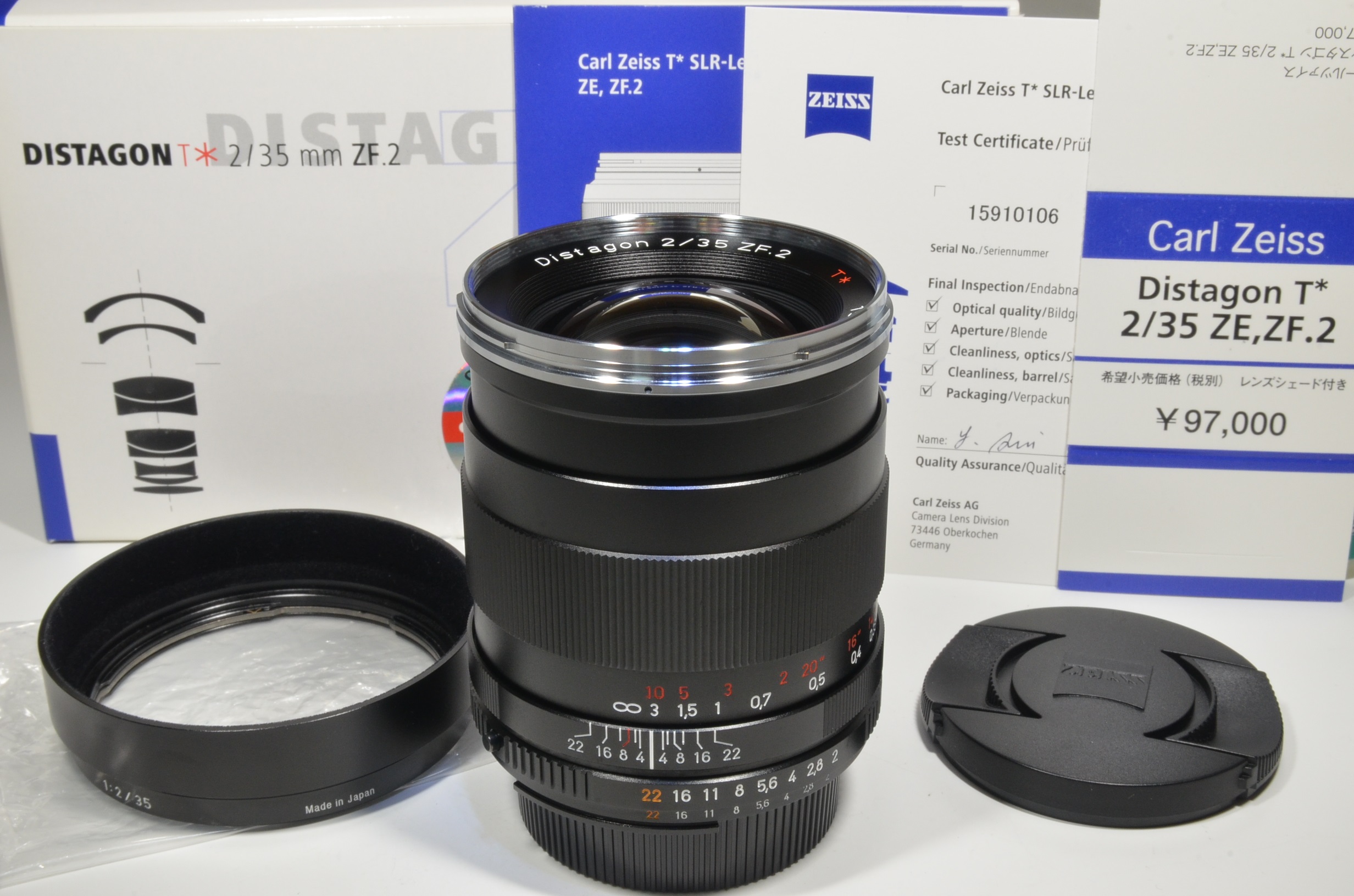 carl zeiss distagon t* 35mm f2 zf.2 for nikon