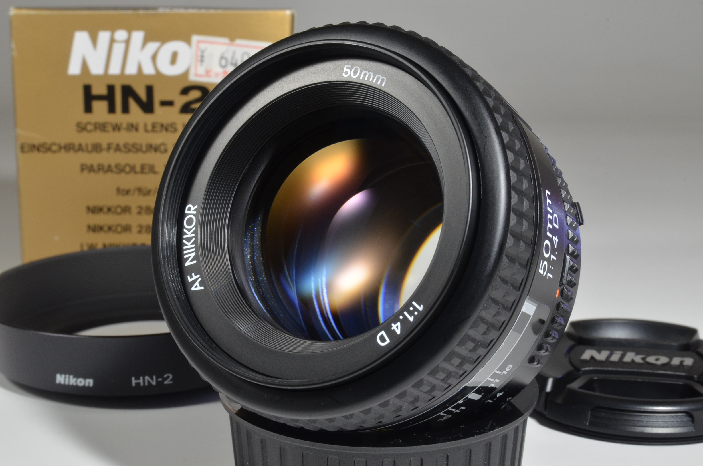 nikon af nikkor 50mm f/1.4 d standard lens